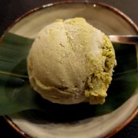 Green Tea Ice Cream at TAKE in Mechelen