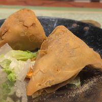 Vegetable samosas at 5th Element in Palm Coast