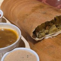 Masala Dosa (inside) at 5th Element in Palm Coast