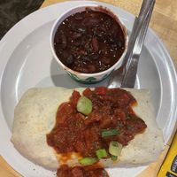 Veggie burrito  at Sprouts Natural Foods Cafe in South Lake Tahoe