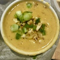 Cauliflower Soup.  at Sprouts Natural Foods Cafe in South Lake Tahoe