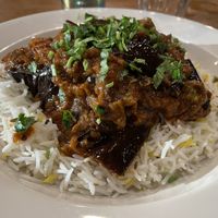 Baadenjaan Chalou  at Afghan Bistro in Springfield