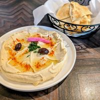 Hummus with Pita at Layla's in Woodbridge
