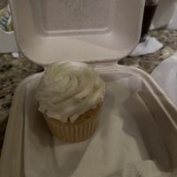 Vanilla cupcake! Not usually on the menu but they had extra after they made more than they needed for a private order  at Bartlet Street in Andover