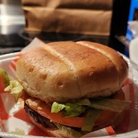Tasty Impossible Burger at Fresh Life Cafe in Woodbridge