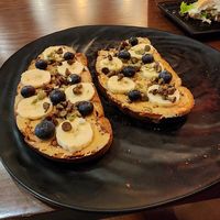 Peanut butter toast at VEGO Cafe & Confectionery in Dubai