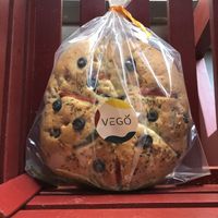 Olive focaccia  at VEGO Cafe & Confectionery JLT in Dubai