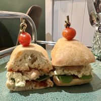 Sausage and tofu breakfast sandwich  #Veganuary at Greenstone Lodge  in Bridge Of Orchy