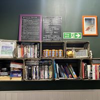 DVDs, books & menus  #Veganuary at Greenstone Lodge  in Bridge Of Orchy
