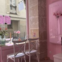 View to street. With SMEG door on wall  at Veg'Anne By Anne Dorcay in Paris