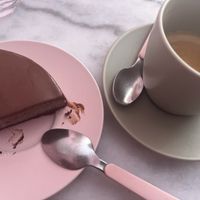 Chocolate cheesecake. This was fab    at Veg'Anne By Anne Dorcay in Paris