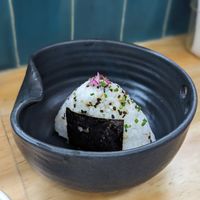 Onigiri at Sarumino in Mexico City