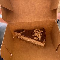 Vegan Reese’s cheesecake  at Ciacho Bez Cukru in Radom