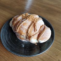 Biscoff doissant at Doogles Donuts in Liverpool