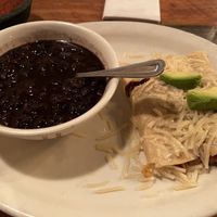 Vegan enchiladas   at Los Domingos in Barstow
