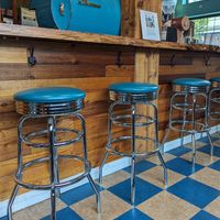 seating at White Rabbit Book Cafe in Oregon City