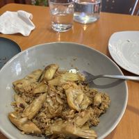 Alcachofas and soya - nice  at Puzzle Bar in Gijon