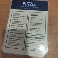 Carta at Puzzle Bar in Gijon