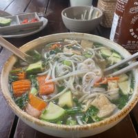 Pho chay 180 pesos   at Pho King in Mexico City