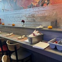 Japanese-style counter seating   at Osake Steak and Sushi Bar in Salida