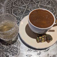 Traditional Turkish coffee and also liquor! Drink together! at Kafe Toruko in Fukuoka