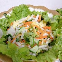 Salad at Tue Minh Restaurant in Hanoi