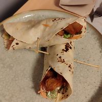 Fajitas no pollo at A Cova do trasno in O Grove