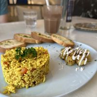 Spiced tofu scramble   at Earth Cafe @ Juhu in Mumbai