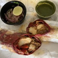 Vegan paneer wrap  at Earth Cafe @ Juhu in Mumbai