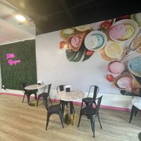 Interior seating options  at Tru Vegan Creamery in Tampa
