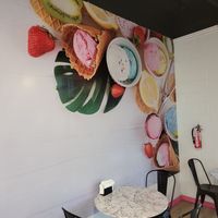 Wall art at Tru Vegan Creamery in Tampa