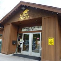 Entrance to Grass Roots. at Grass Roots Natural Foods in South Lake Tahoe