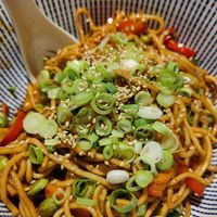 Fideos con tofu at Pirenasian Bar by Mai & Caro in Lleida