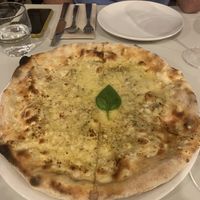 Vegan cheese garlic pizza bread  at Liliana's Trattoria in Maroochydore