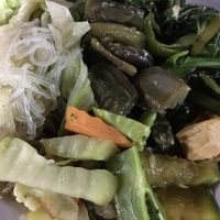 For 30,000 kip you can fill your plate with as much food as you want  at Vegetarian Buffet - Street Food Alley in Luang Prabang