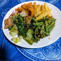  at Vegetarian Buffet - Street Food Alley in Luang Prabang