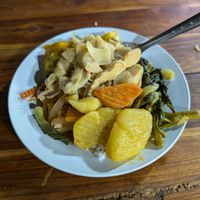  at Vegetarian Buffet - Street Food Alley in Luang Prabang