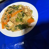 Self Service Plate 50000 kip. 2.5 usd   at Vegetarian Buffet - Street Food Alley in Luang Prabang