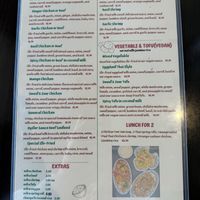 Main menu: vegan specified but ask for other vegan-altered dishes  at Thai Coconut in Burlington