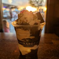 Non Dairy Hot Fudge Sundae at Walt Disney World - Ghirardelli Soda Fountain & Chocolate Shop  in Lake Buena Vista