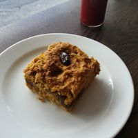 Cinnamy date and orange cake at UMU in Bondi Beach