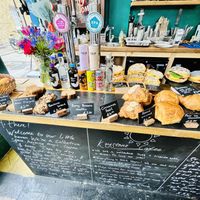 Counter  at Keystone Coffee in North London