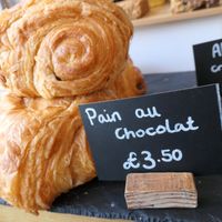 pain au 🍫  at Keystone Coffee in North London