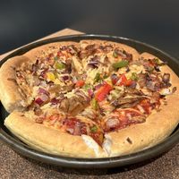 Pizza Vegan Chik’n’Cheez #Veganuary at Pizza Hut in Saarbrucken