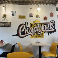 Wall inside the restaurant   at ChapiYork in Bogota