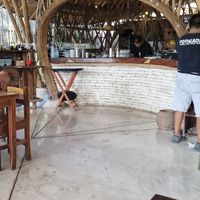The bar at Potheads Pueblo in Tulum