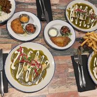 Lunch with 3 friends who aren't vegan : ) at Cantina del Barrio in Cheltenham