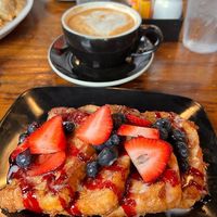 Vegan Berry Dream French Toast at Seven Mile Cafe in Mesquite