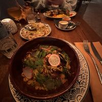 Sesame Cauliflower Dish with Lima Bean Mash  at Darya in Halifax
