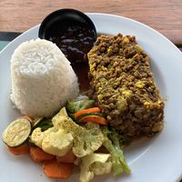 Bobotie  at Zuidste Kaap Pub & Restaurant in Western Cape